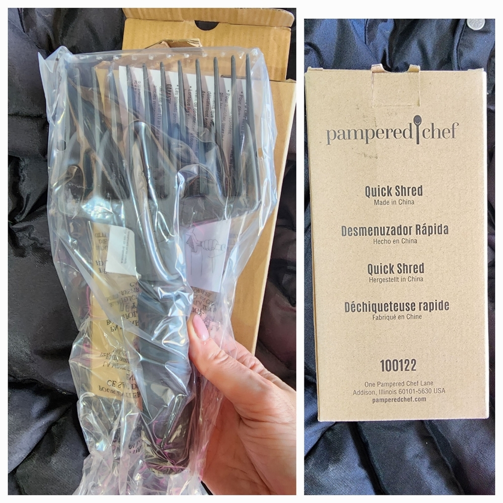 Pampered Chef Quick Shred Meat Shredders